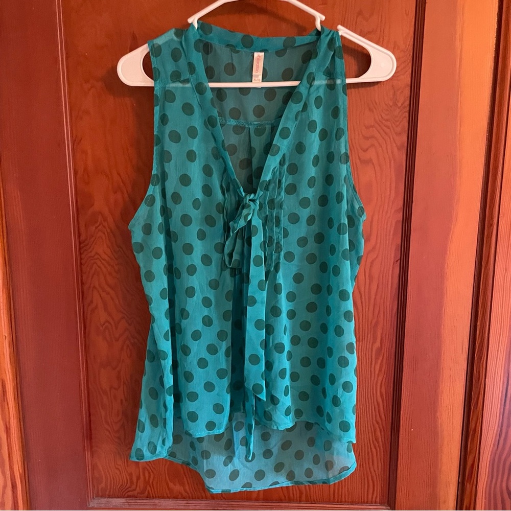 Xhilaration Polka Dot Women’s Tank size XL